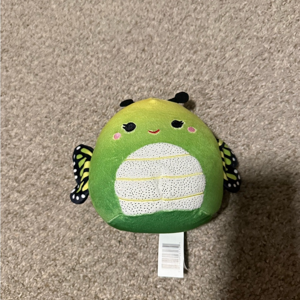 Squishmallows Green and Black Plush